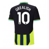 Camiseta Manchester City Jack Grealish #10 Segunda Equipación Replica 2024-25 mangas cortas